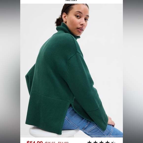 Gap oversized ribbed thick Sweater Size:X-Small - Picture 1 of 10